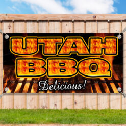 UTAH BBQ Advertising Vinyl Banner Flag Sign Many Sizes Available USA__TMP8145.psd by AMBBanners