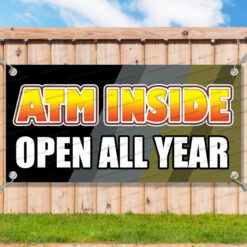 Custom Banner Design ATM_INSIDE_OPEN_ALL_YEAR.cdr Model by AMBBanners
