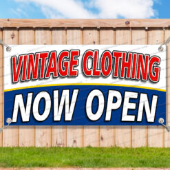 VINTAGE CLOTHING NOW OPEN Advertising Vinyl Banner Flag Sign Many Sizes 1__TMP8271.psd by AMBBanners