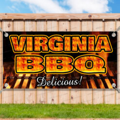 VIRGINIA BBQ Advertising Vinyl Banner Flag Sign Many Sizes Available USA__TMP8274.psd by AMBBanners