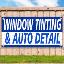 WINDOW TINTING AND AUTO DETAIL Advertising Vinyl Banner Flag Sign Many Sizes__FX1102.psd by AMBBanners