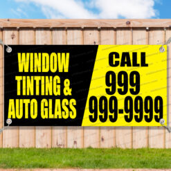 WINDOW TINTING AND AUTO GLASS Advertising Vinyl Banner Flag Sign Many Sizes__FX1103.psd by AMBBanners