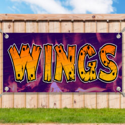WINGS Advertising Vinyl Banner Flag Sign Many Sizes Available USA BARBECUE__TMP8897.psd by AMBBanners