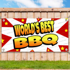 WORLD'S BEST BBQ Advertising Vinyl Banner Flag Sign Many Sizes USA V2__TMP8935.psd by AMBBanners